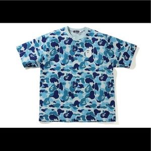 Bape big abc camp ape head relaxed fit tee.
